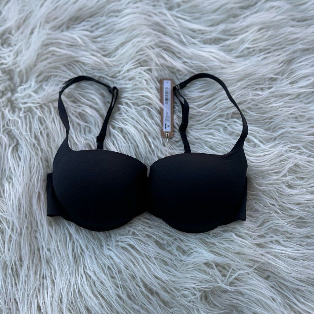 Skims Ultimate Balconette Push Up Bra Onyx Size 32C